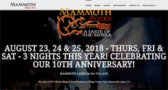 Desktop Screenshot of mammothrocks.com